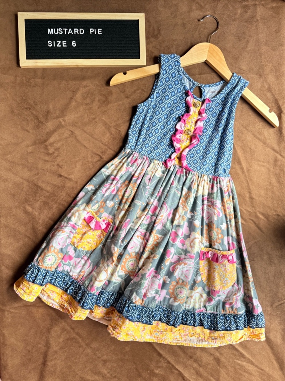 Mustard Pie Knit Dress